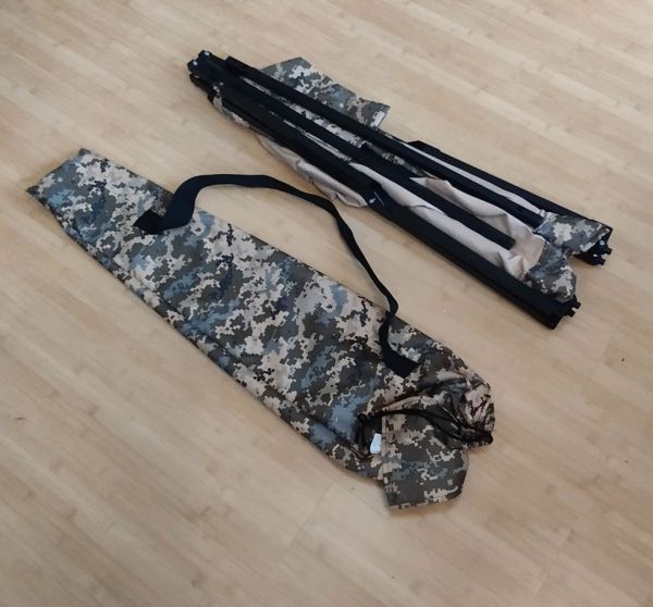 NATO Skladací 196x66 armádny skladací kempingový matrac, vankúš, poťah, kreslená farba