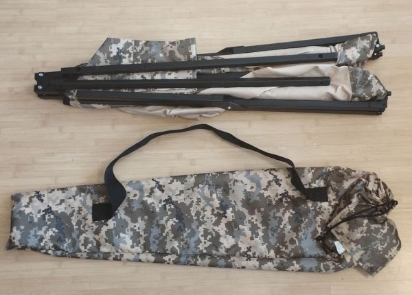 Kamufláž 196x66 armádna skladacia NATO s vreckom a krytom, multicam, hmotnosť 9,8 kg