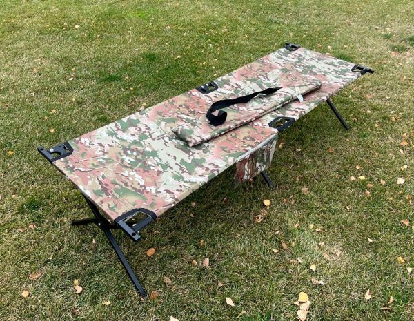 Kamufláž 196x66 armádna skladacia NATO s vreckom a krytom, multicam, hmotnosť 9,8 kg