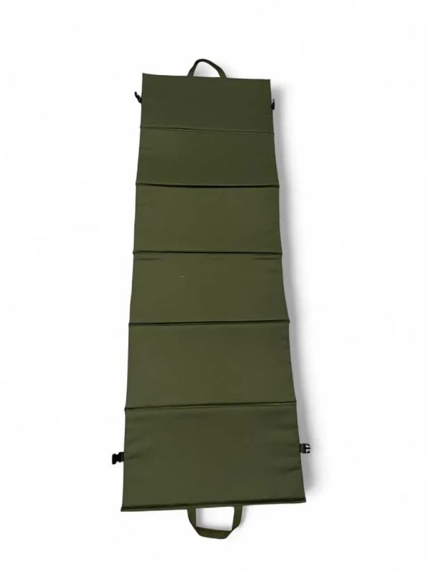 Vojenská taktická podložka so 6 sekciami 175x57x1 cm olivová