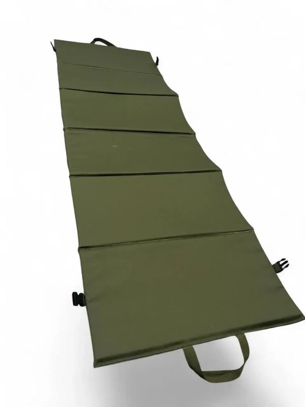 Vojenská taktická podložka so 6 sekciami 175x57x1 cm olivová
